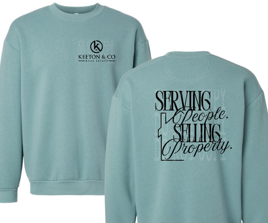 SERVING PEOPLE SELLING PROPERTY - FRONT & BACK