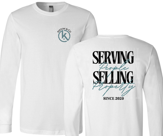 SERVING PEOPLE, SELLING PROPERY SINCE 2020 - FRONT & BACK