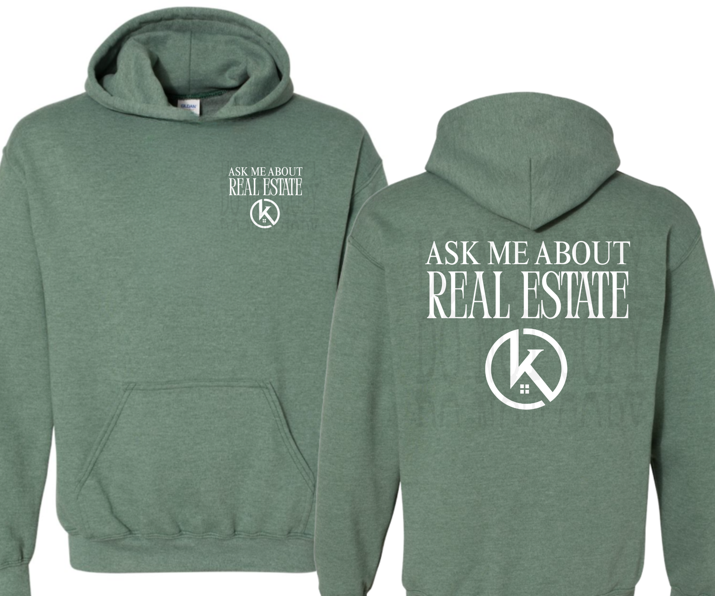 ASK ME ABOUT REAL ESTATE - FRONT & BACK