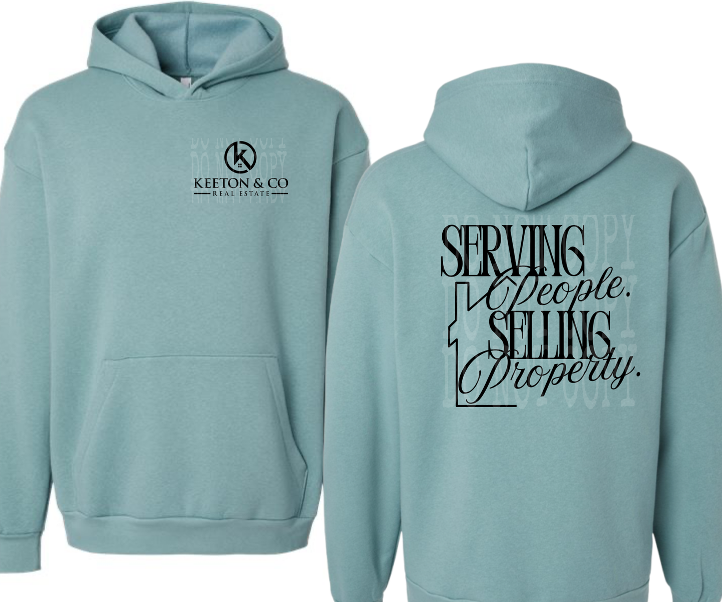 SERVING PEOPLE SELLING PROPERTY - FRONT & BACK