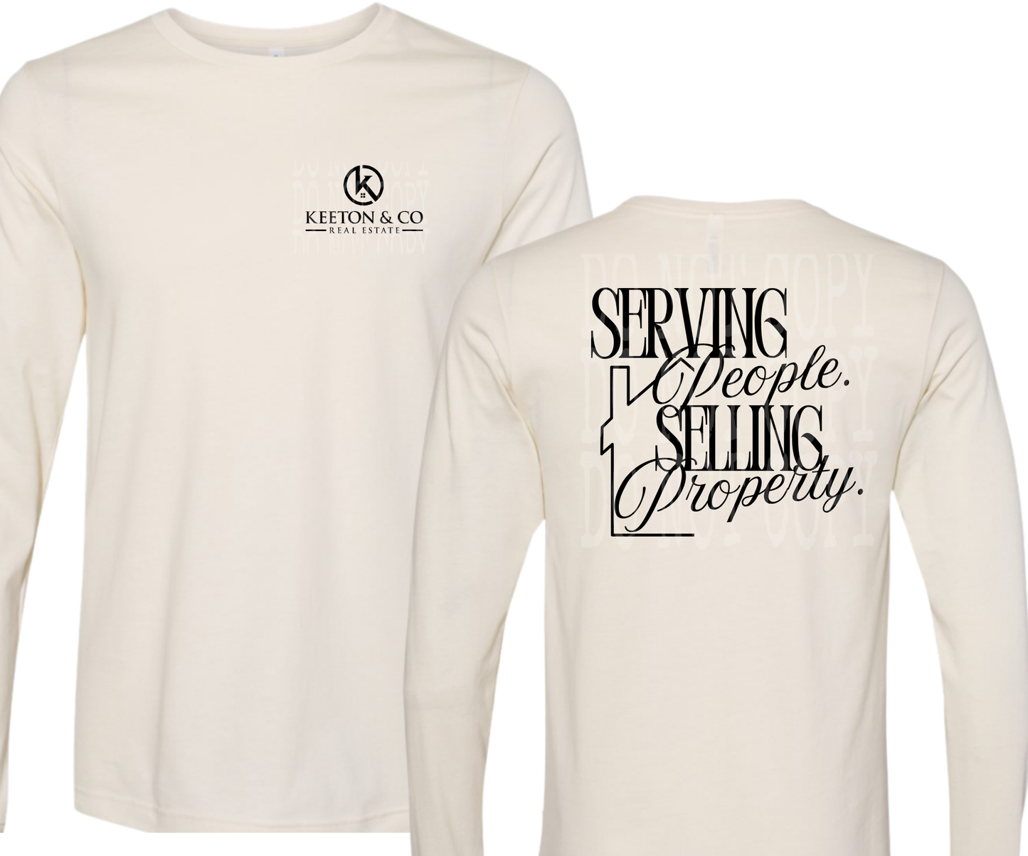 SERVING PEOPLE SELLING PROPERTY - FRONT & BACK