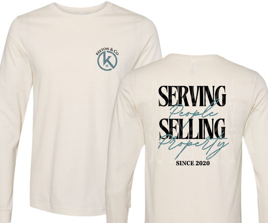 SERVING PEOPLE, SELLING PROPERY SINCE 2020 - FRONT & BACK
