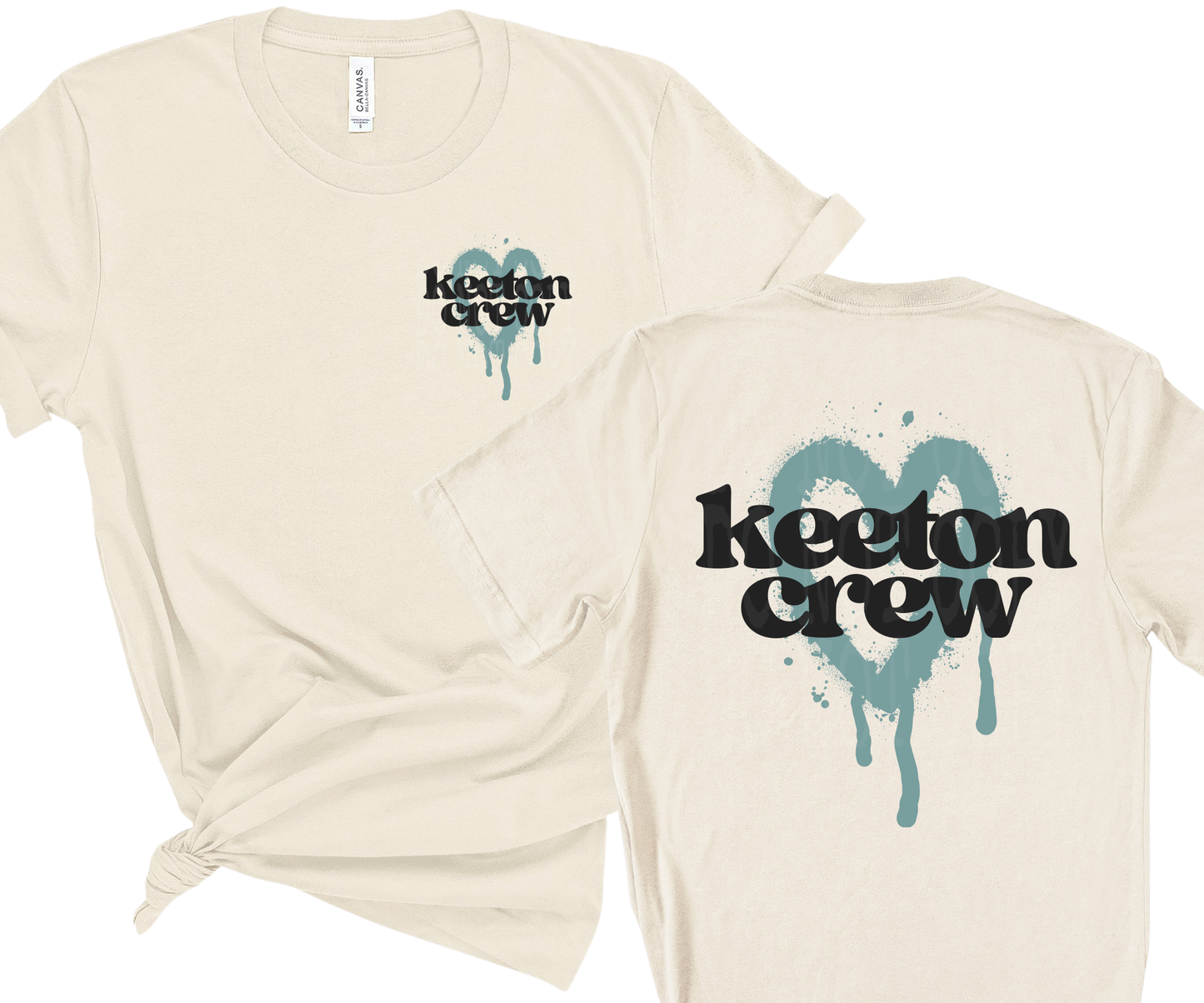 KEETON CREW BLEEDING HEART - FRONT & BACK