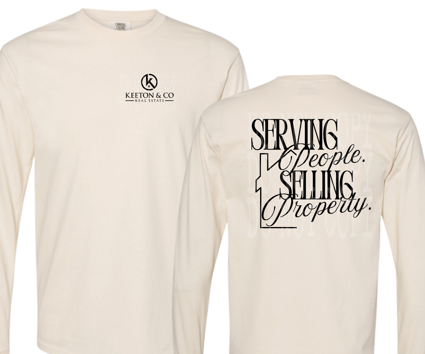 SERVING PEOPLE SELLING PROPERTY - FRONT & BACK