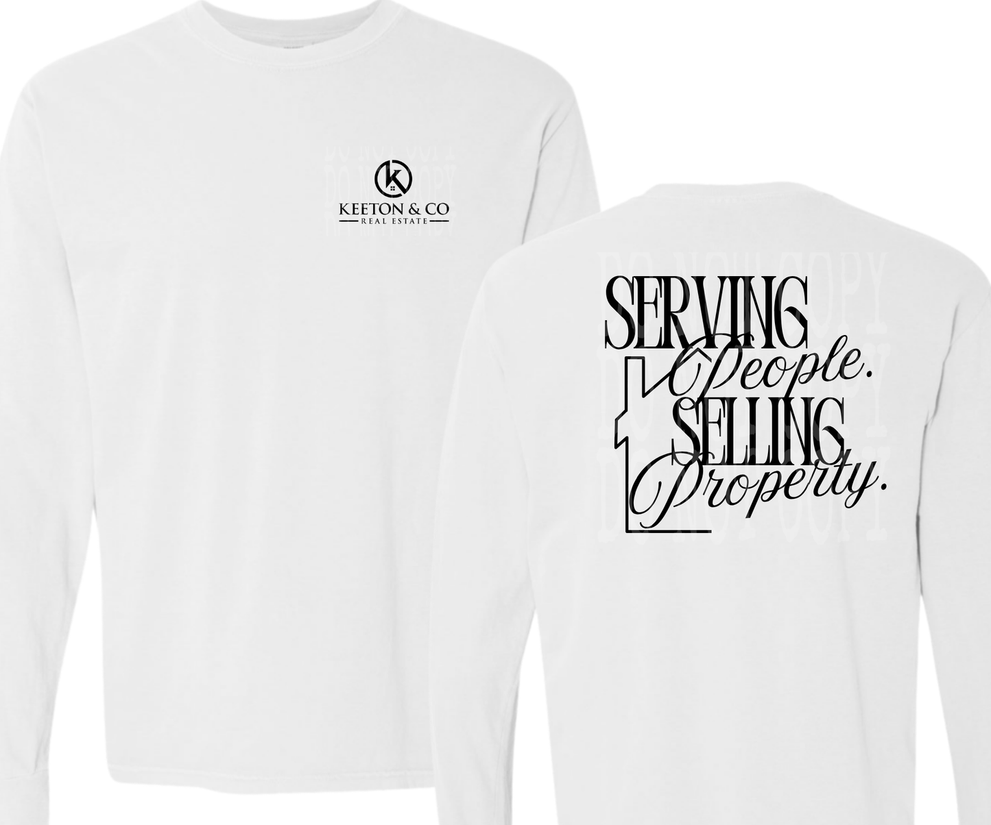 SERVING PEOPLE SELLING PROPERTY - FRONT & BACK