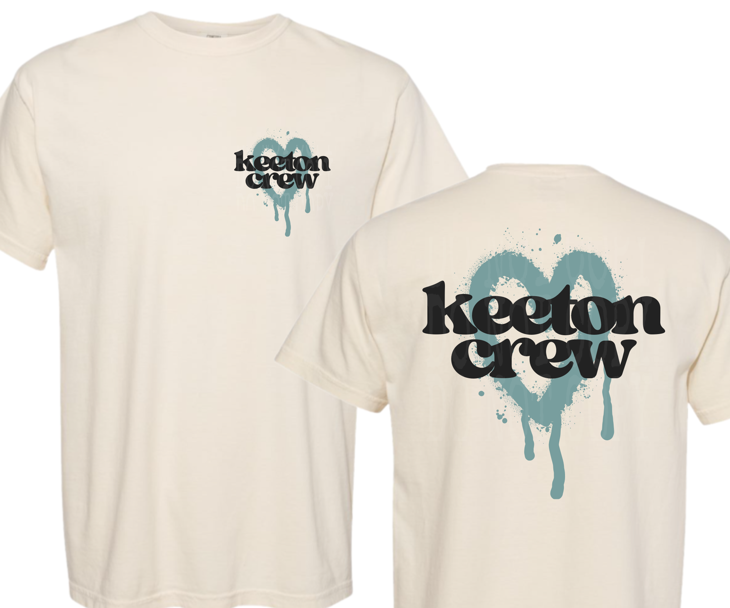 KEETON CREW BLEEDING HEART - FRONT & BACK