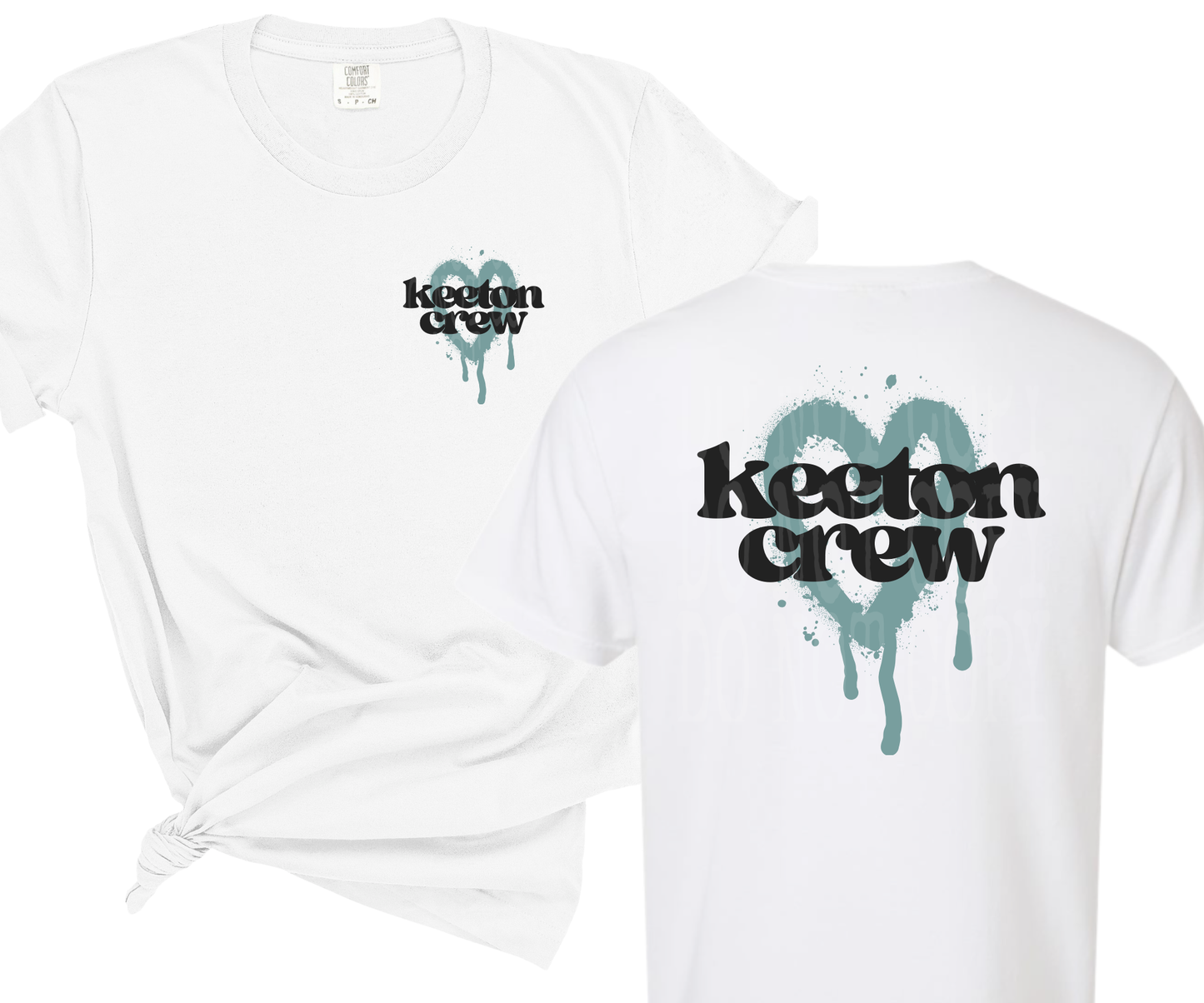 KEETON CREW BLEEDING HEART - FRONT & BACK