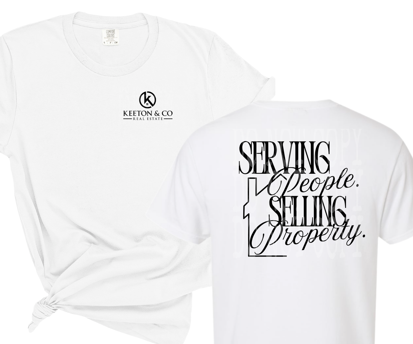 SERVING PEOPLE SELLING PROPERTY - FRONT & BACK