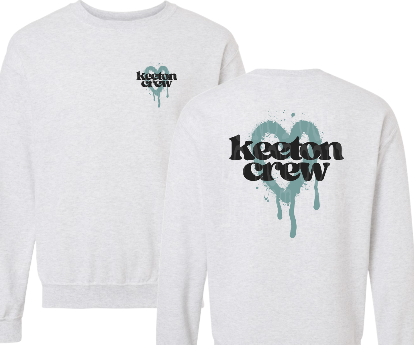 KEETON CREW BLEEDING HEART - FRONT & BACK