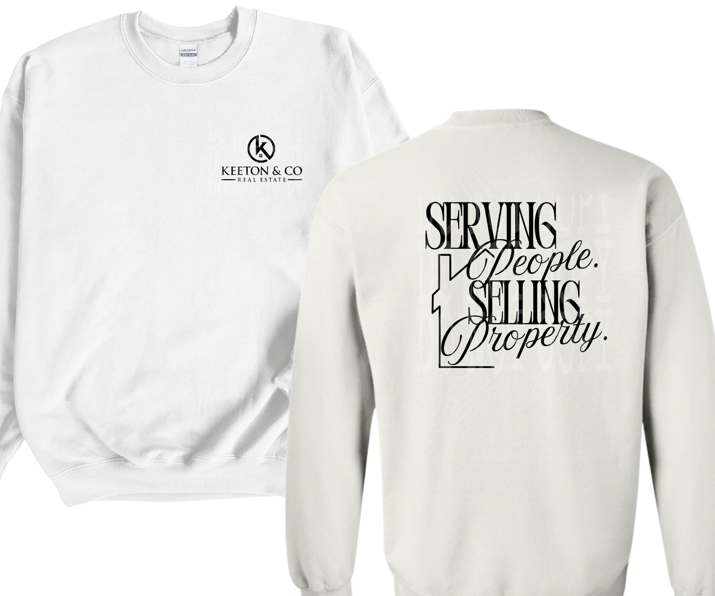 SERVING PEOPLE SELLING PROPERTY - FRONT & BACK