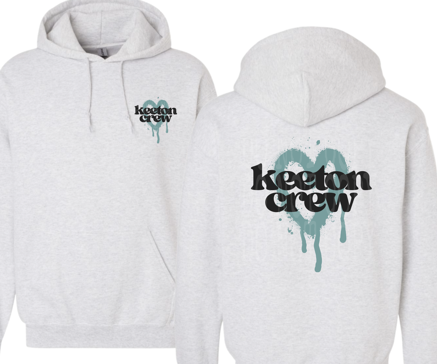 KEETON CREW BLEEDING HEART - FRONT & BACK