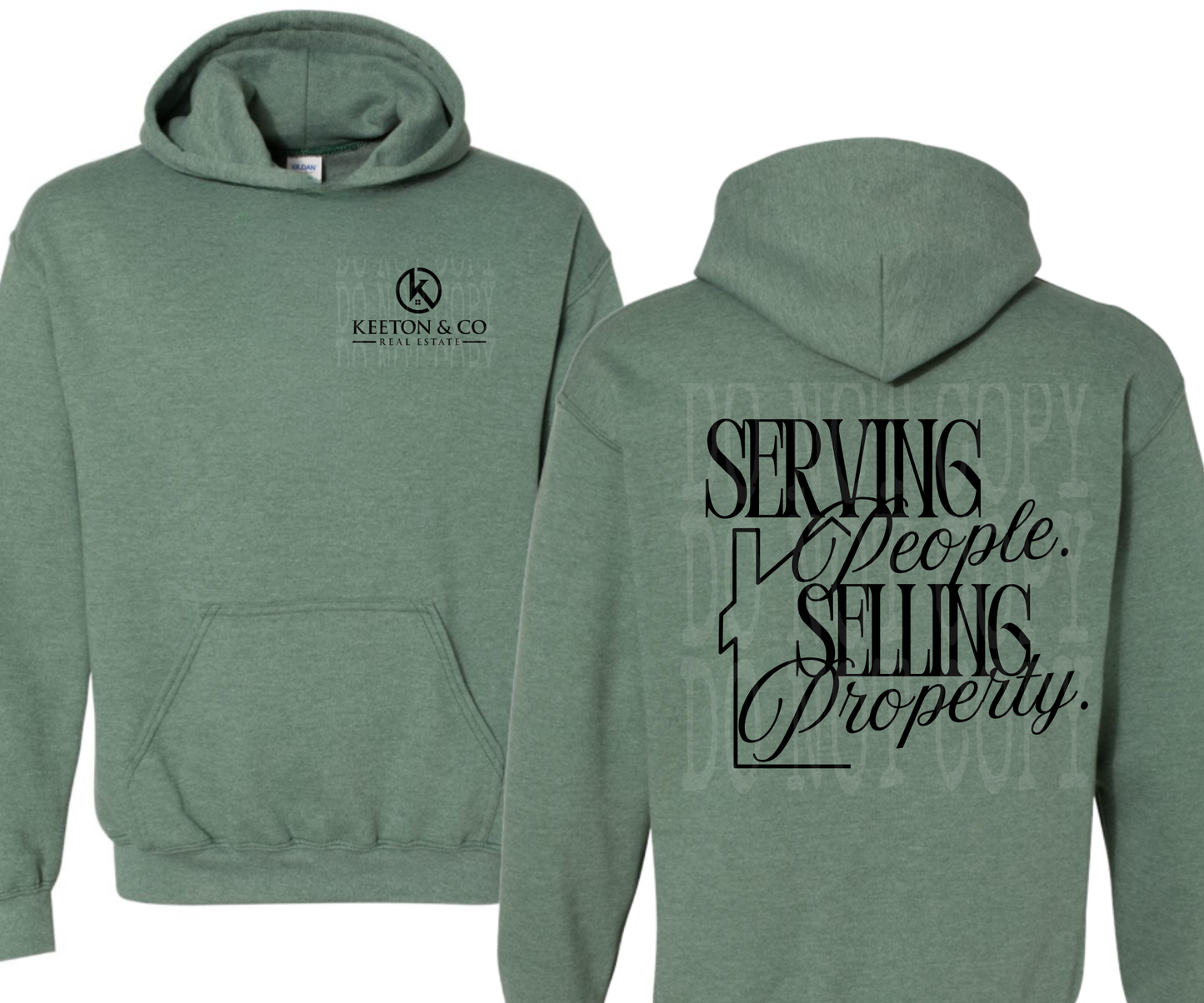 SERVING PEOPLE SELLING PROPERTY - FRONT & BACK