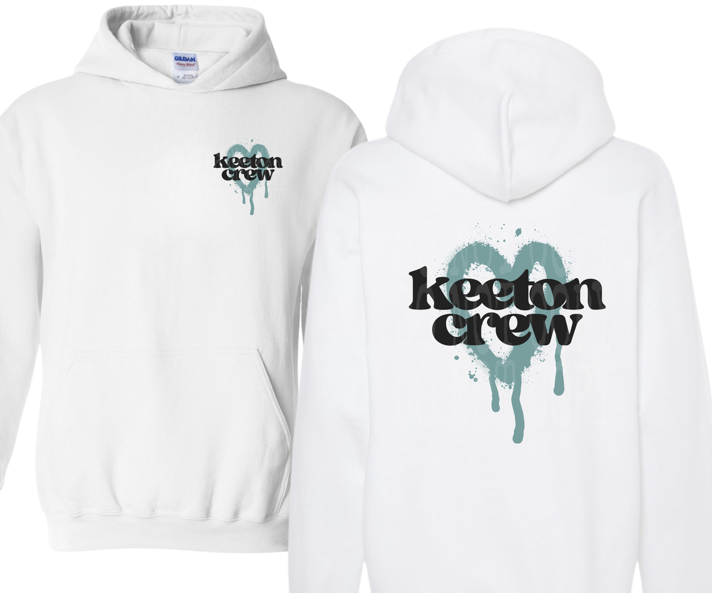 KEETON CREW BLEEDING HEART - FRONT & BACK