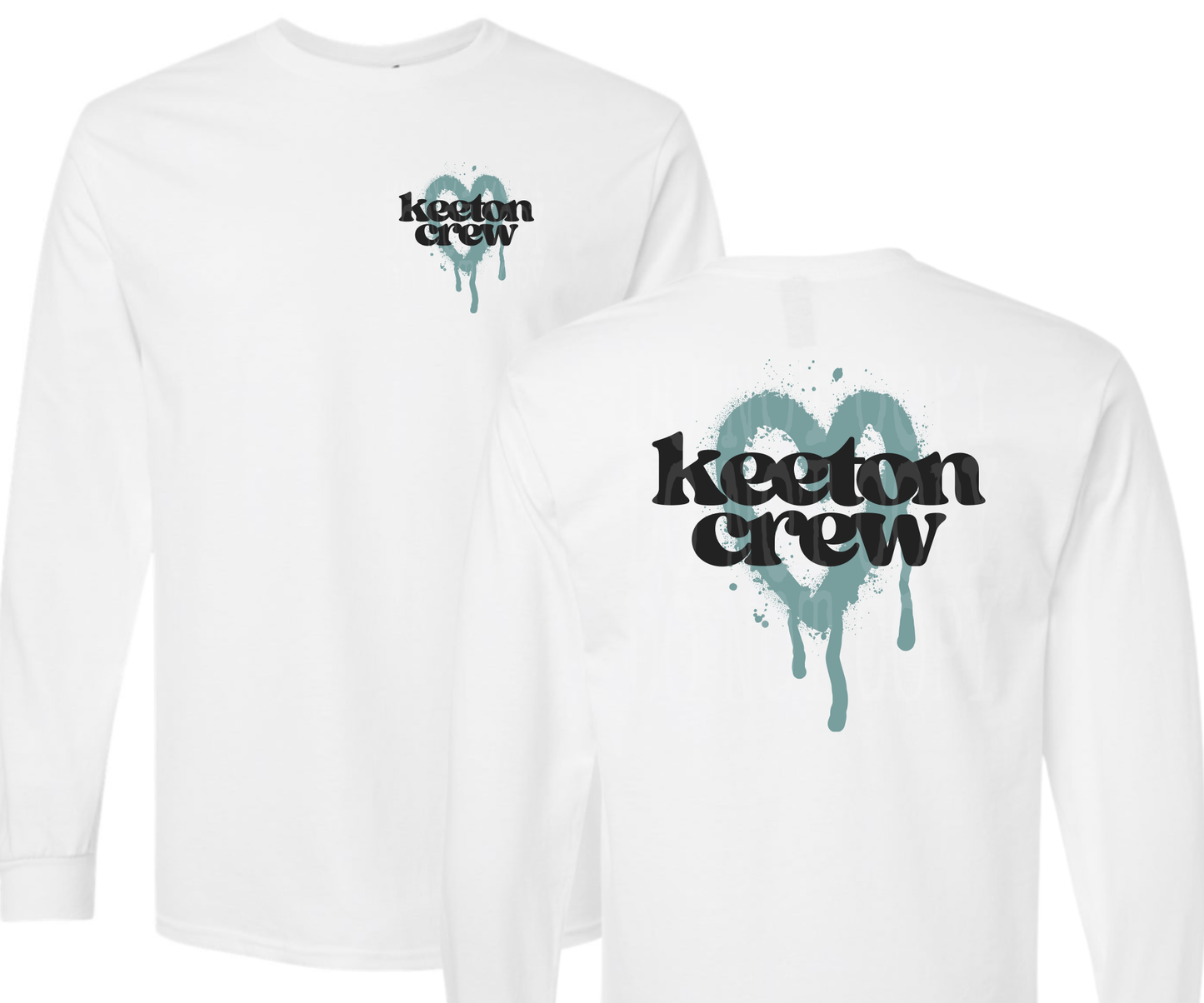 KEETON CREW BLEEDING HEART - FRONT & BACK