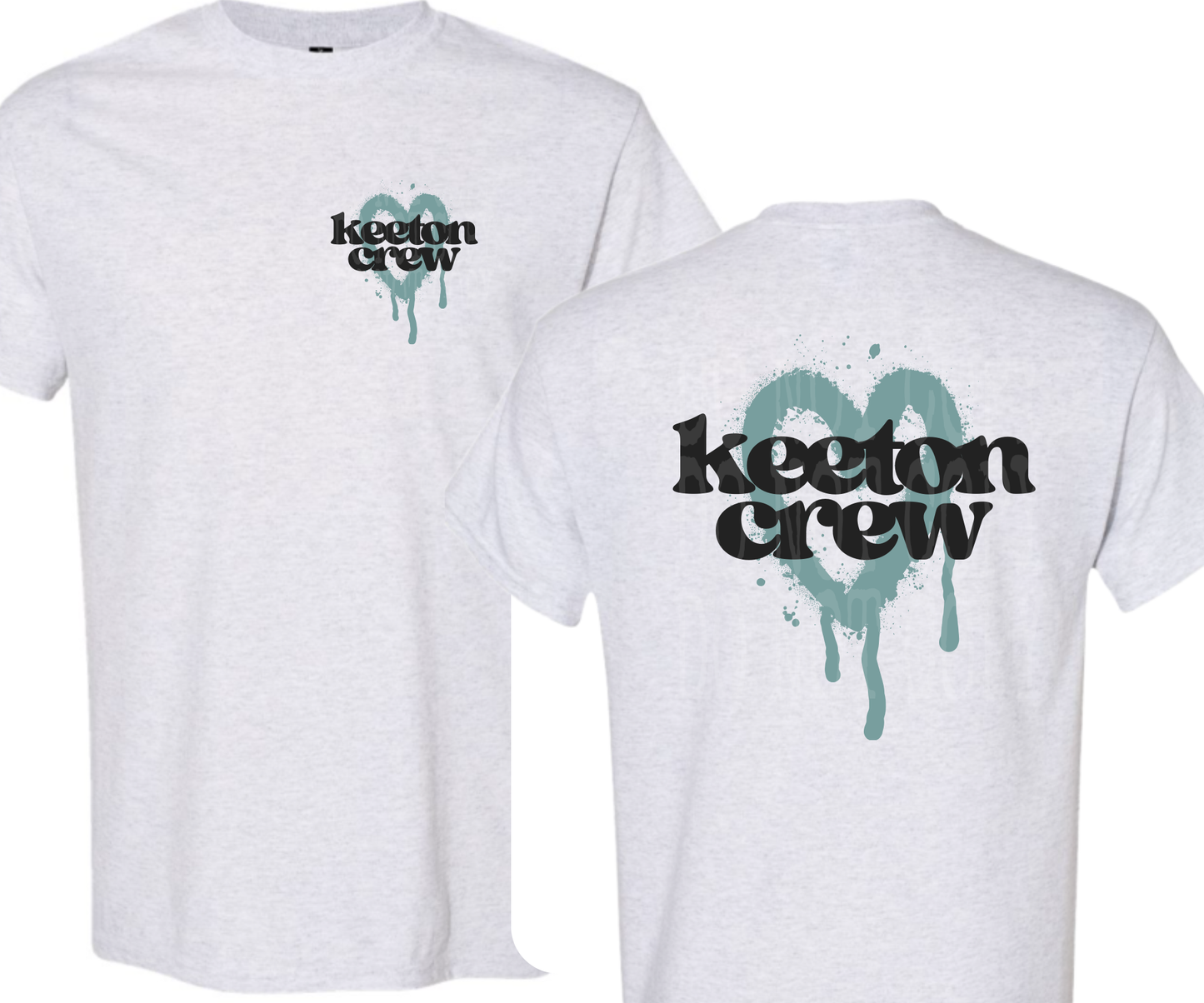 KEETON CREW BLEEDING HEART - FRONT & BACK