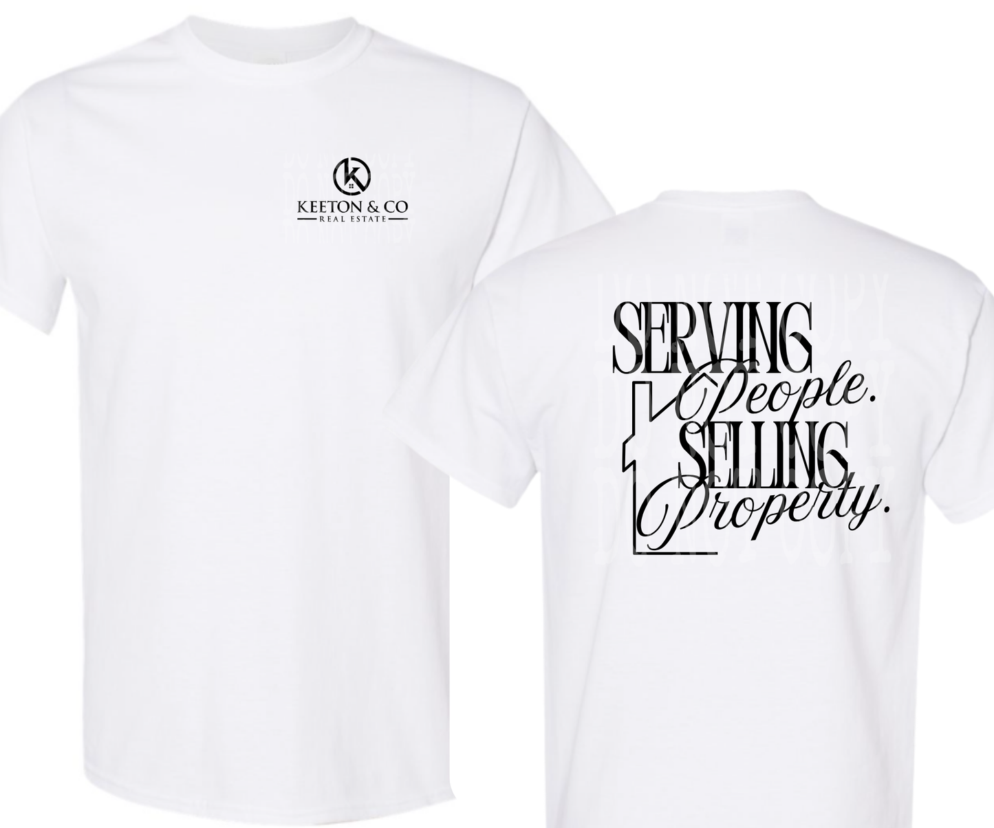 SERVING PEOPLE SELLING PROPERTY - FRONT & BACK