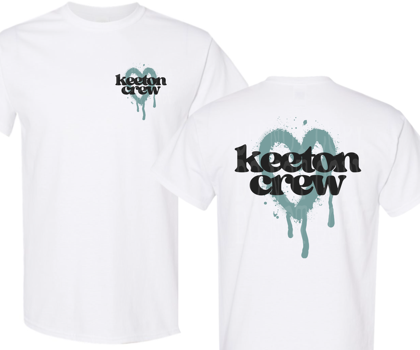 KEETON CREW BLEEDING HEART - FRONT & BACK